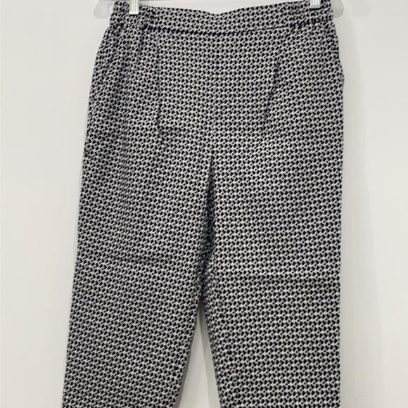 Final Sale 🔥Anthropologie Larkin Jacquard Tapered Trousers size Small - Picture 6 of 12
